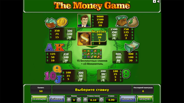 Бонусная игра The Money Game 4