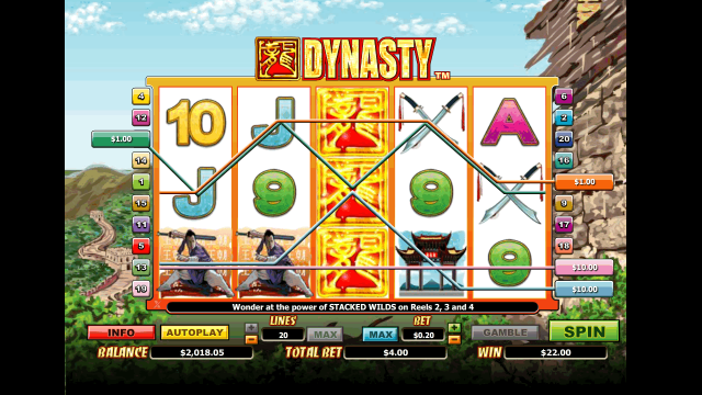 Игровой интерфейс Dynasty 4